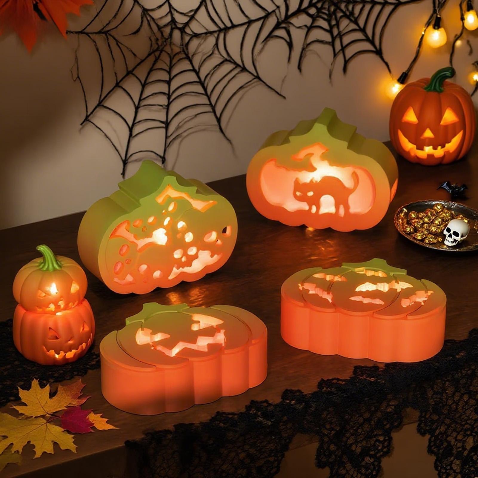 Candle Making For Kids - Pumpkin Cake Pop Mold 5 Pieces
