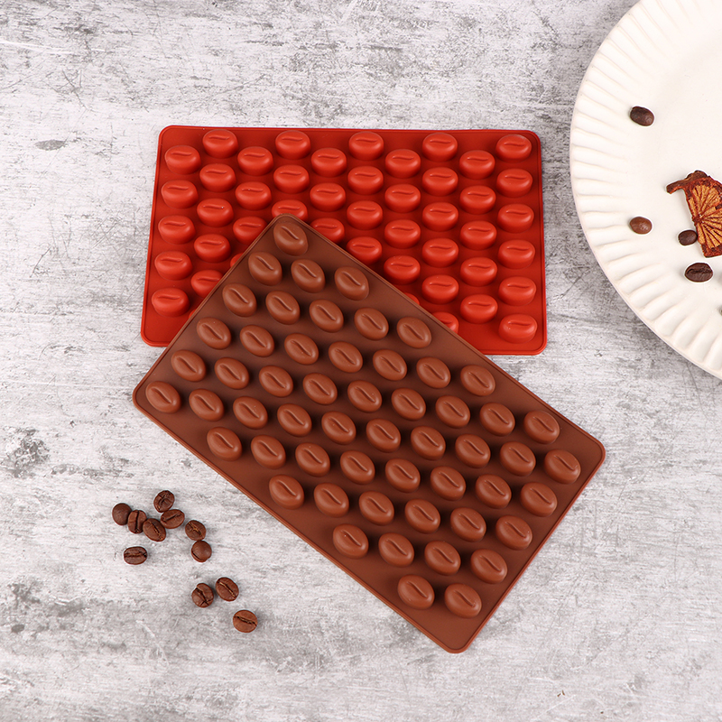 Candle Making Jelly - 1Pc 55 Cavities Coffee Bean Silicone