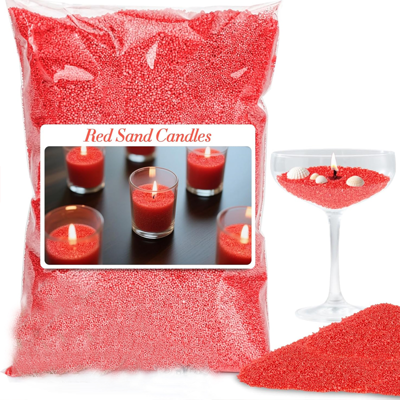 Candle Making At Home - 100G Green White Red Sand Pearled