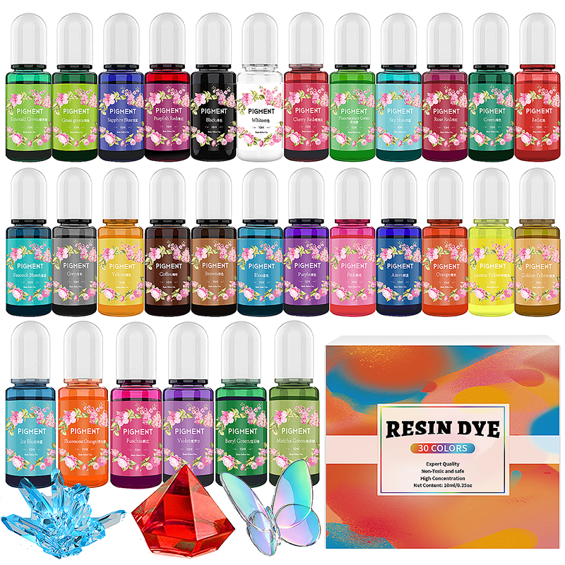 Candle Making Ideas - DIY Epoxy Resin Pigment Kit Candle