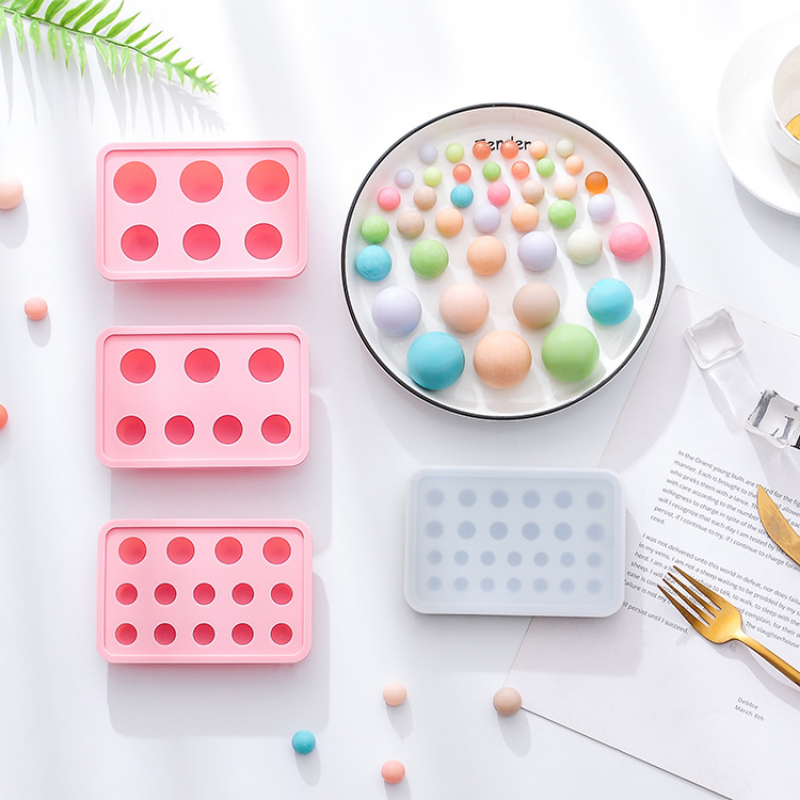 Candle Making Jelly - Multi Size Round Ice cube Silicone