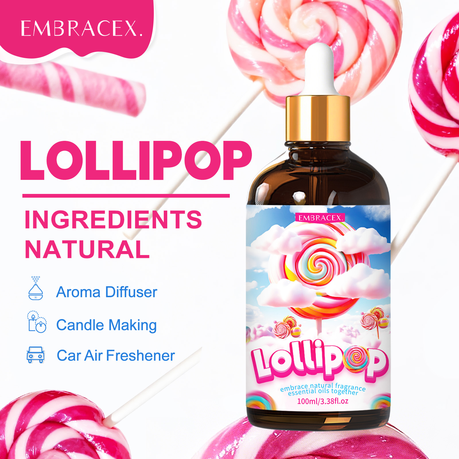 100ml Lollipop Essential Oil F - Candle Making Oil Scents avis et prix