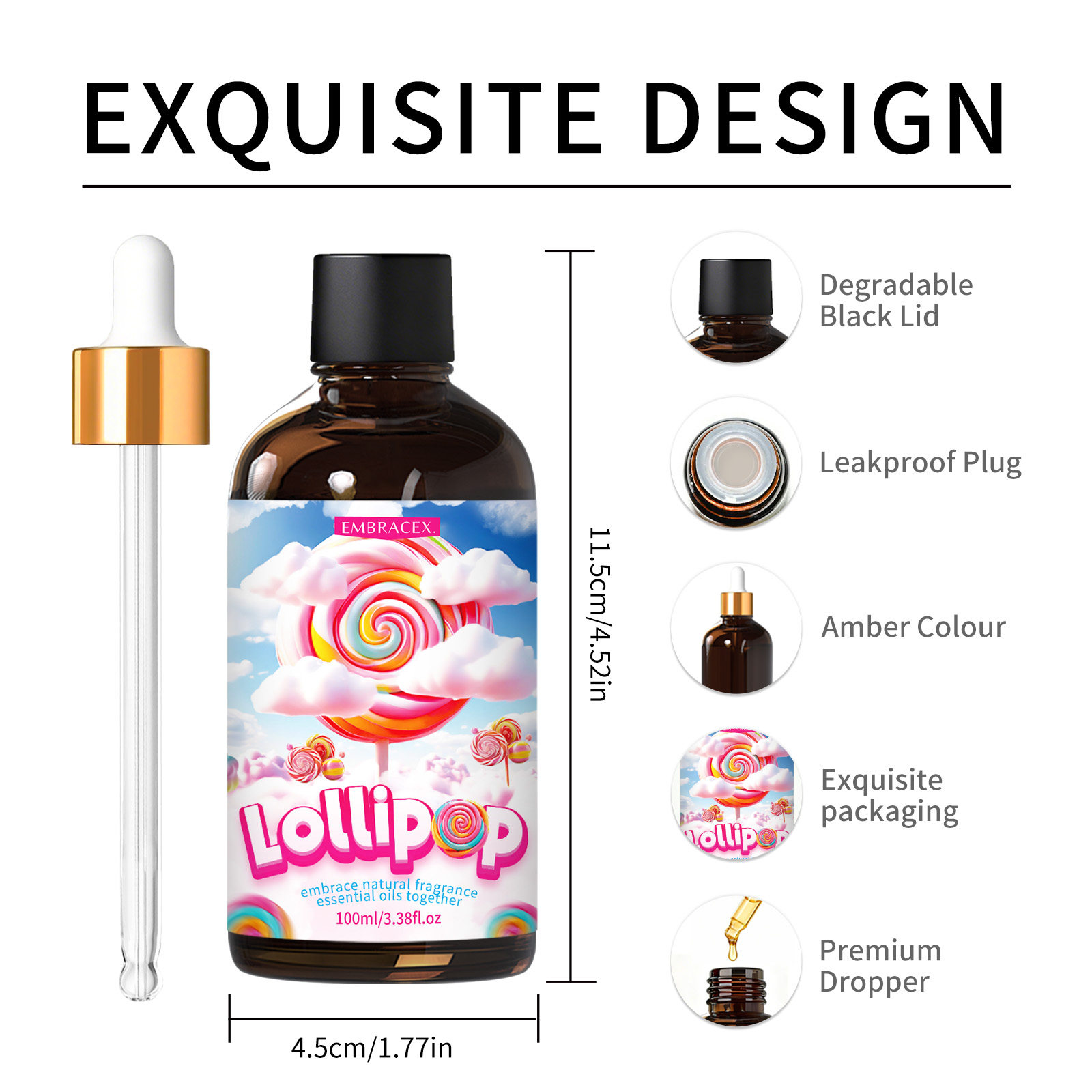 100ml Lollipop Essential Oil F - Candle Making Oil Scents avis et prix