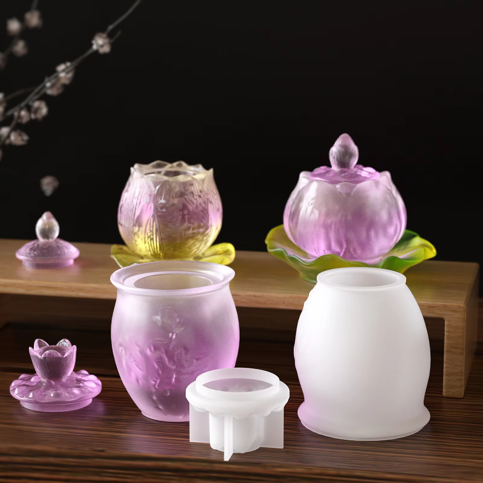 Diy Lotus Lamp Storage Can Sil - Candle Making Pot avis et prix