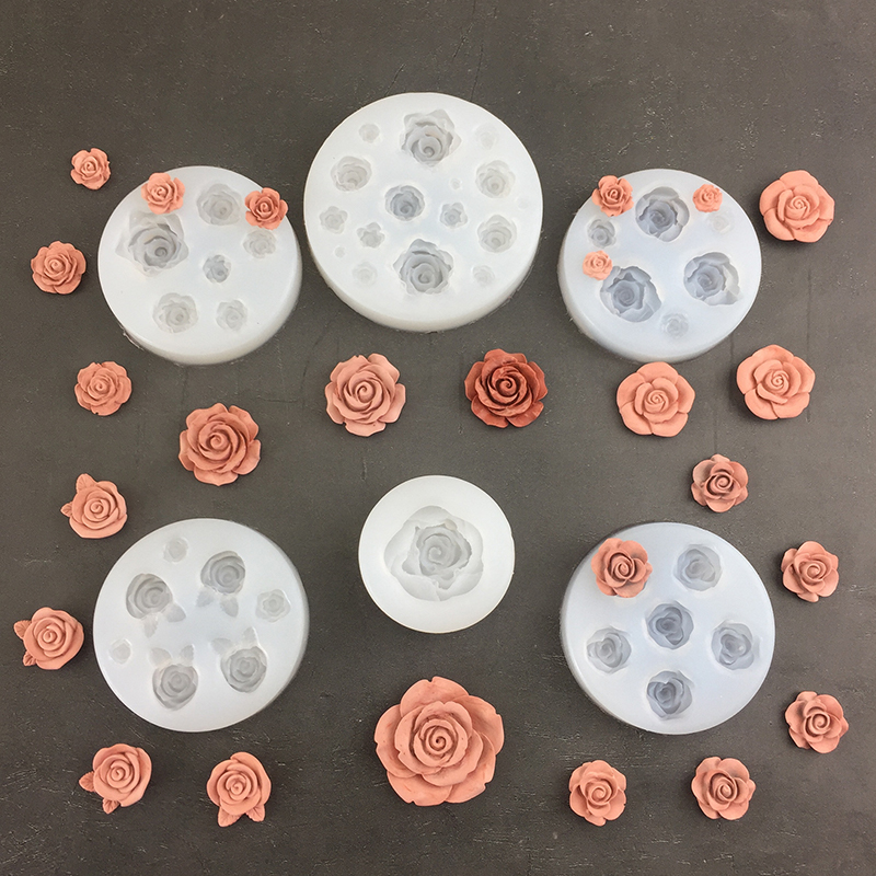 3D Rose Flower Shape Leaf Sili - Candle Making Ideas avis et prix