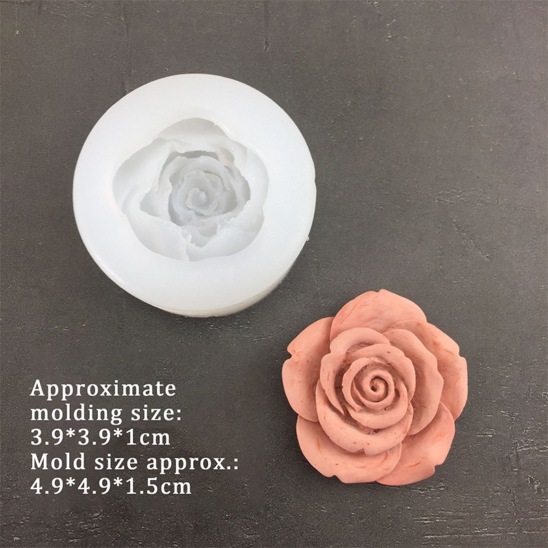 3D Rose Flower Shape Leaf Sili - Candle Making Ideas avis et prix