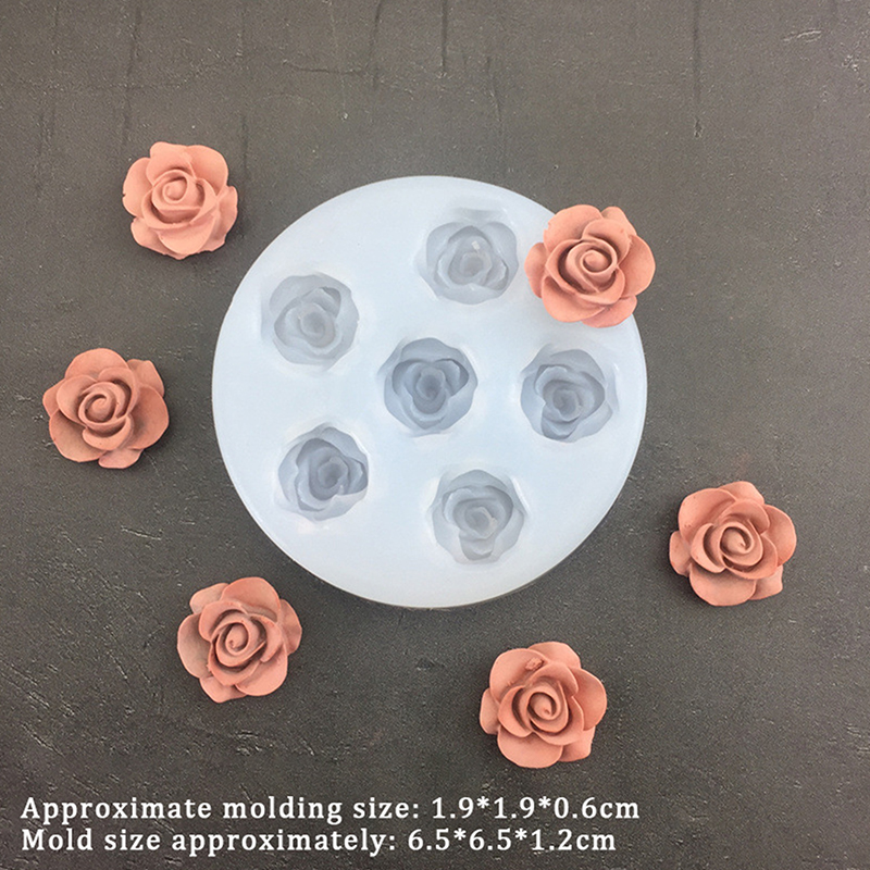 3D Rose Flower Shape Leaf Sili - Candle Making Ideas avis et prix