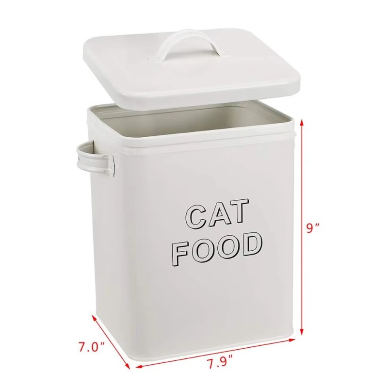 Pet Dog Treat and Food Storage - Tin Container Lid avis et prix