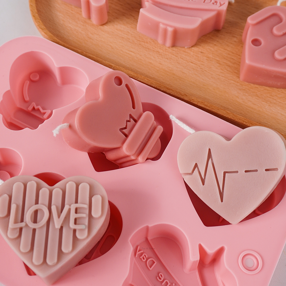 Angel Love Heart Shaped Silico - Candle Making Jelly avis et prix