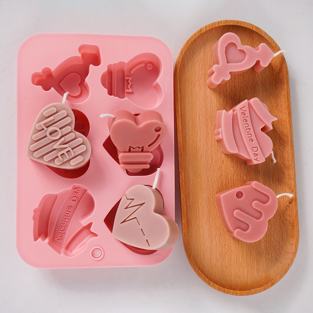 Angel Love Heart Shaped Silico - Candle Making Jelly avis et prix