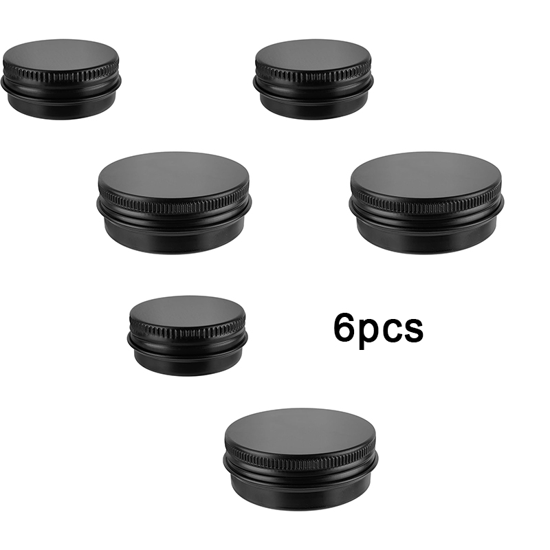 6pcs Aluminum Tin Cans with Sc - Tin Container Lid avis et prix