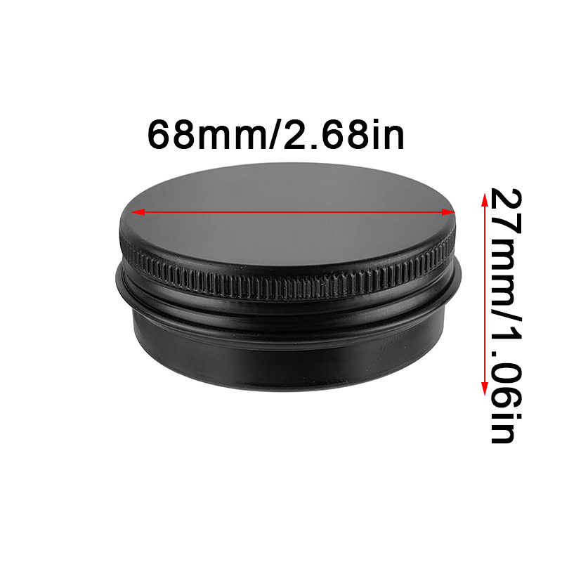 6pcs Aluminum Tin Cans with Sc - Tin Container Lid avis et prix