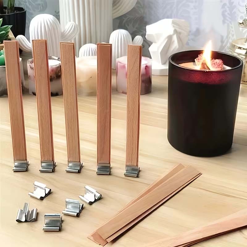 20pcs Wooden Candle Wicks with - Candle Making Wicks avis et prix
