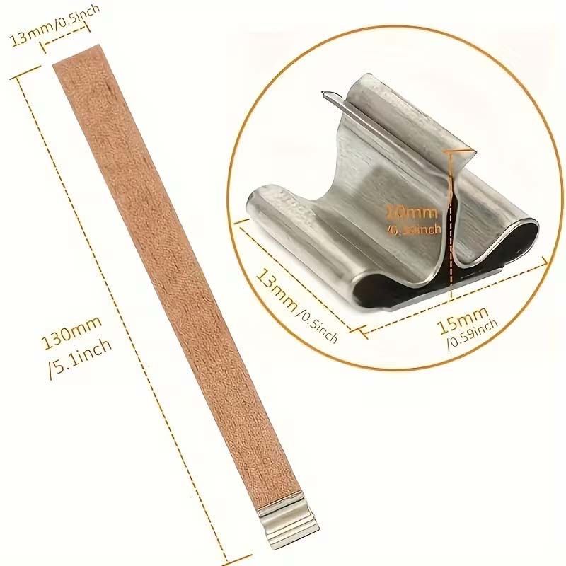 20pcs Wooden Candle Wicks with - Candle Making Wicks avis et prix