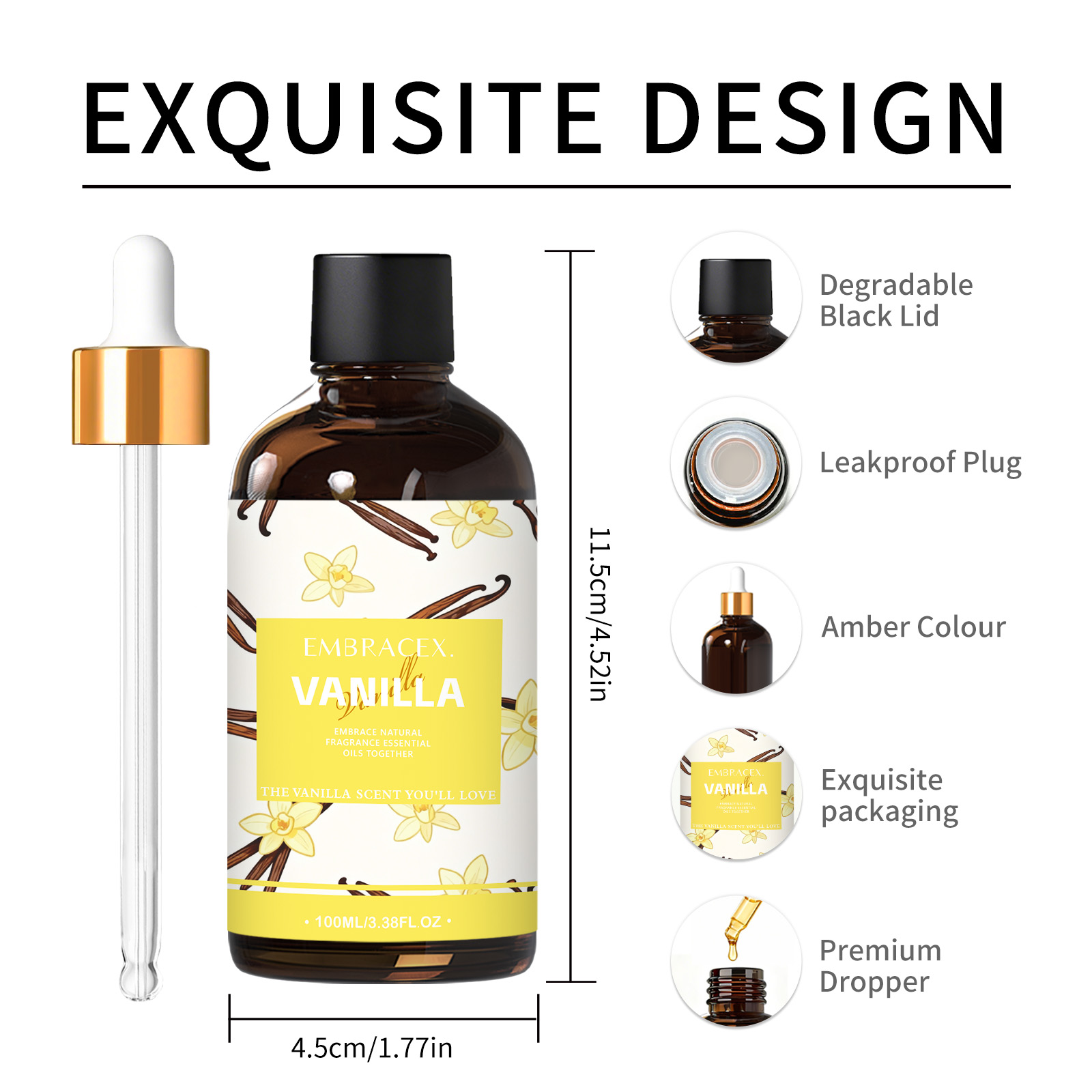 100ml Vanilla Essential Oil Bo - Candle Making Oil Scents avis et prix