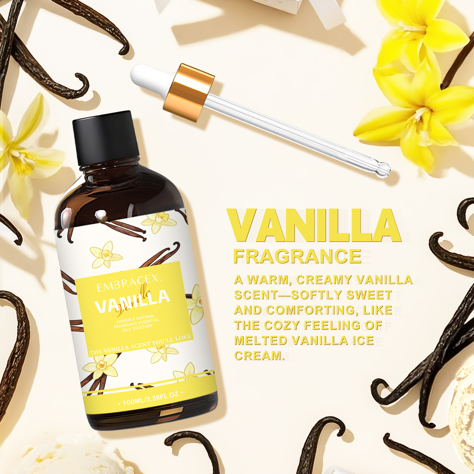 100ml Vanilla Essential Oil Bo - Candle Making Oil Scents avis et prix