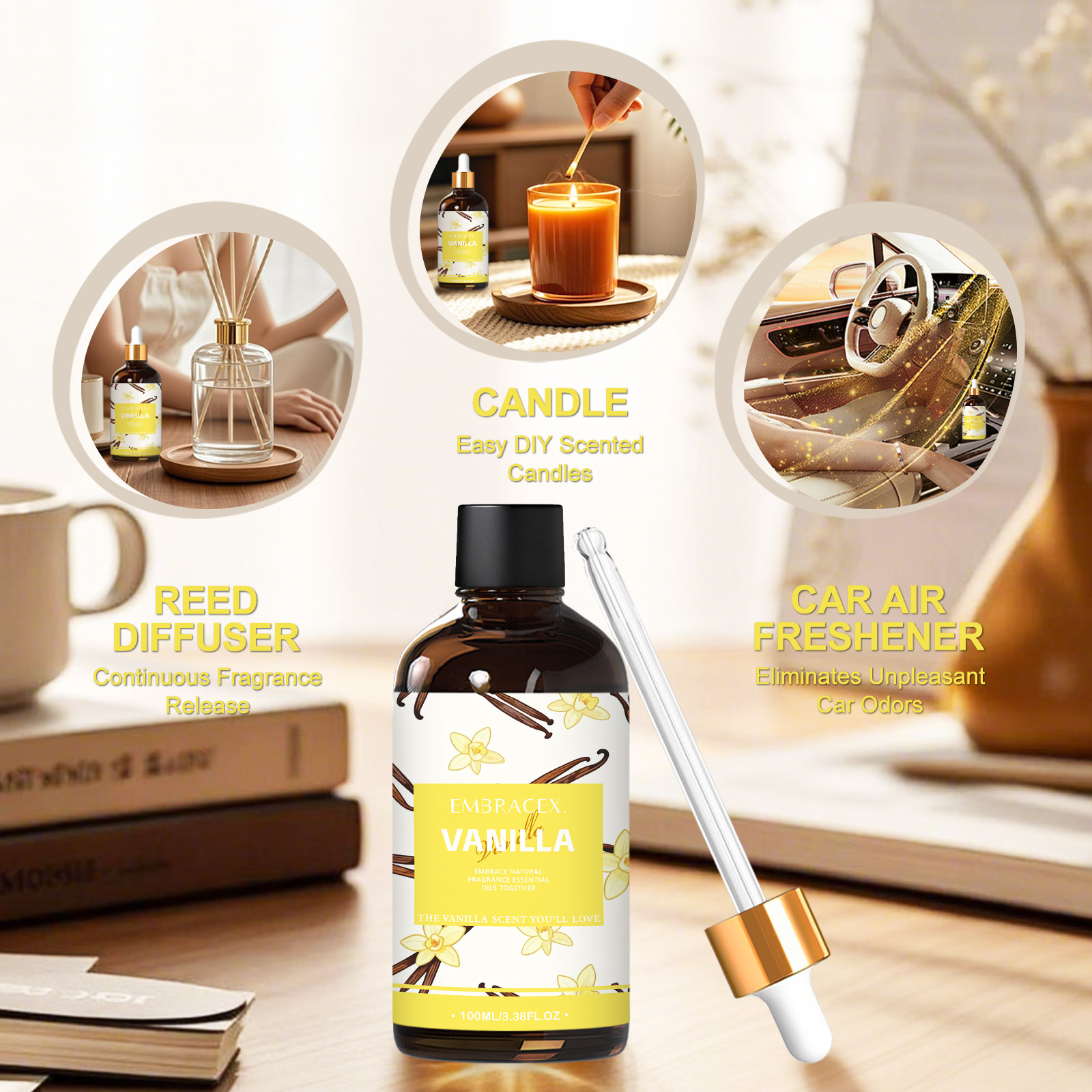 100ml Vanilla Essential Oil Bo - Candle Making Oil Scents avis et prix