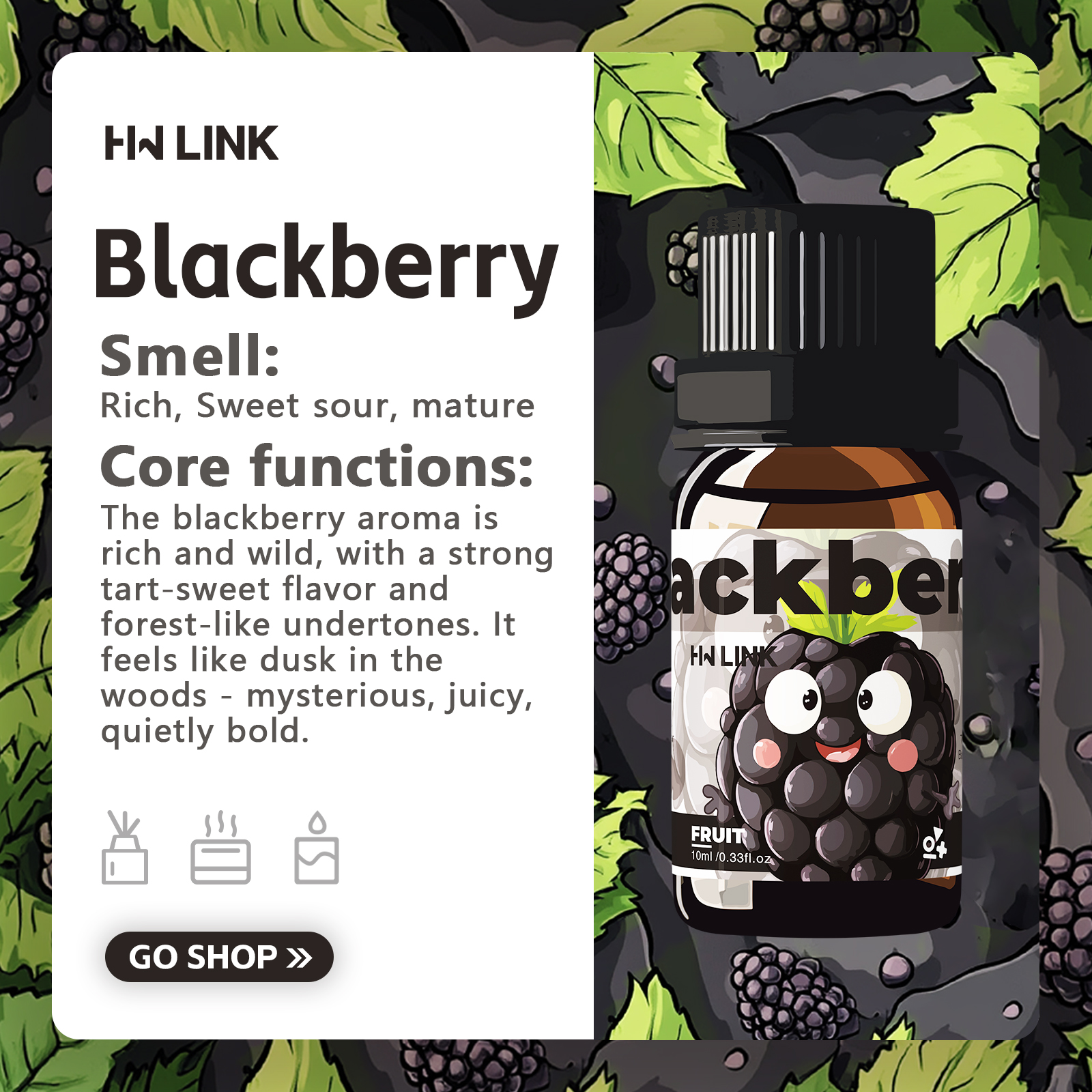 Blackberry Essential Oil Black - Candle Making Oil Scents avis et prix