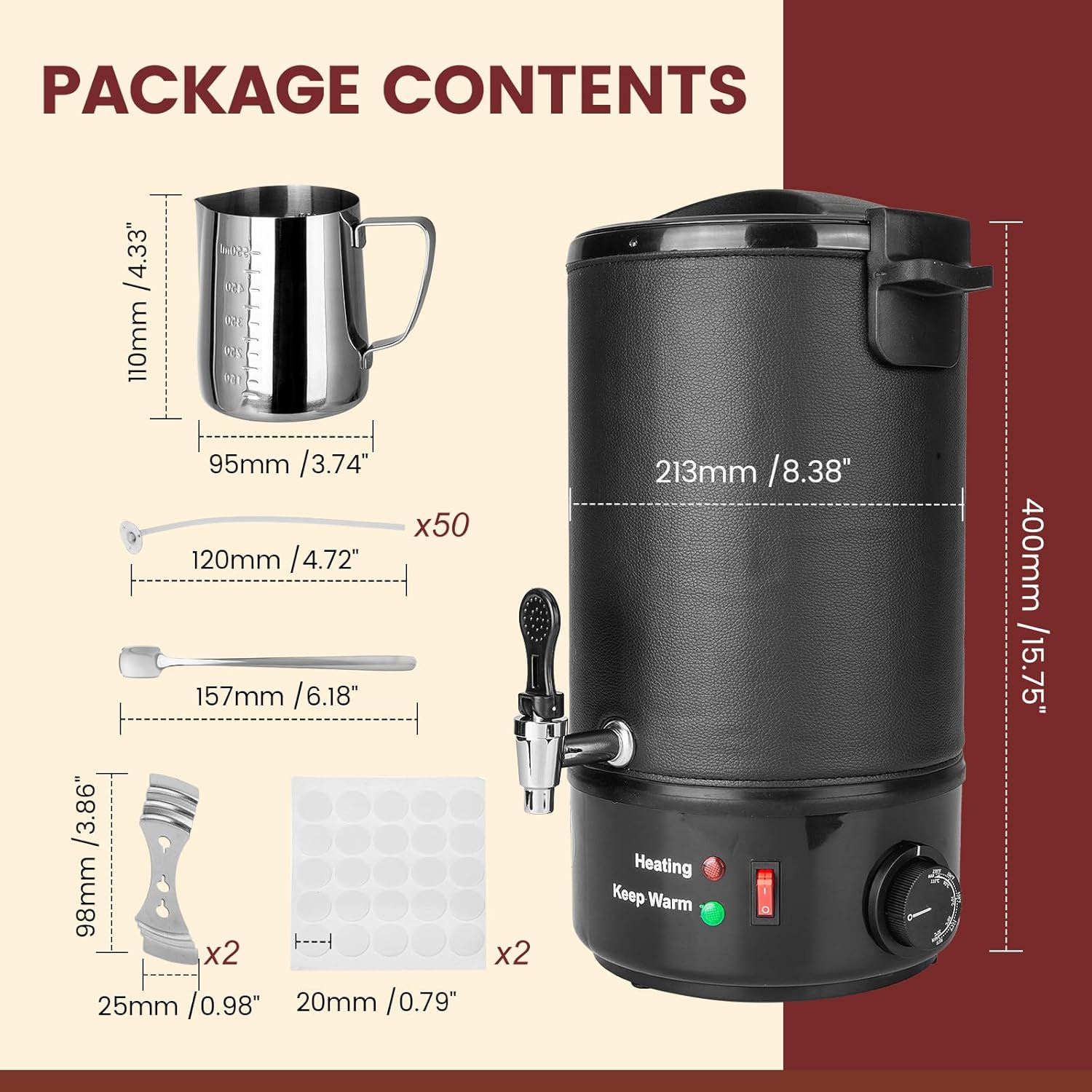 8L Wax Melter for Candle Makin - Candle Making Wax avis et prix