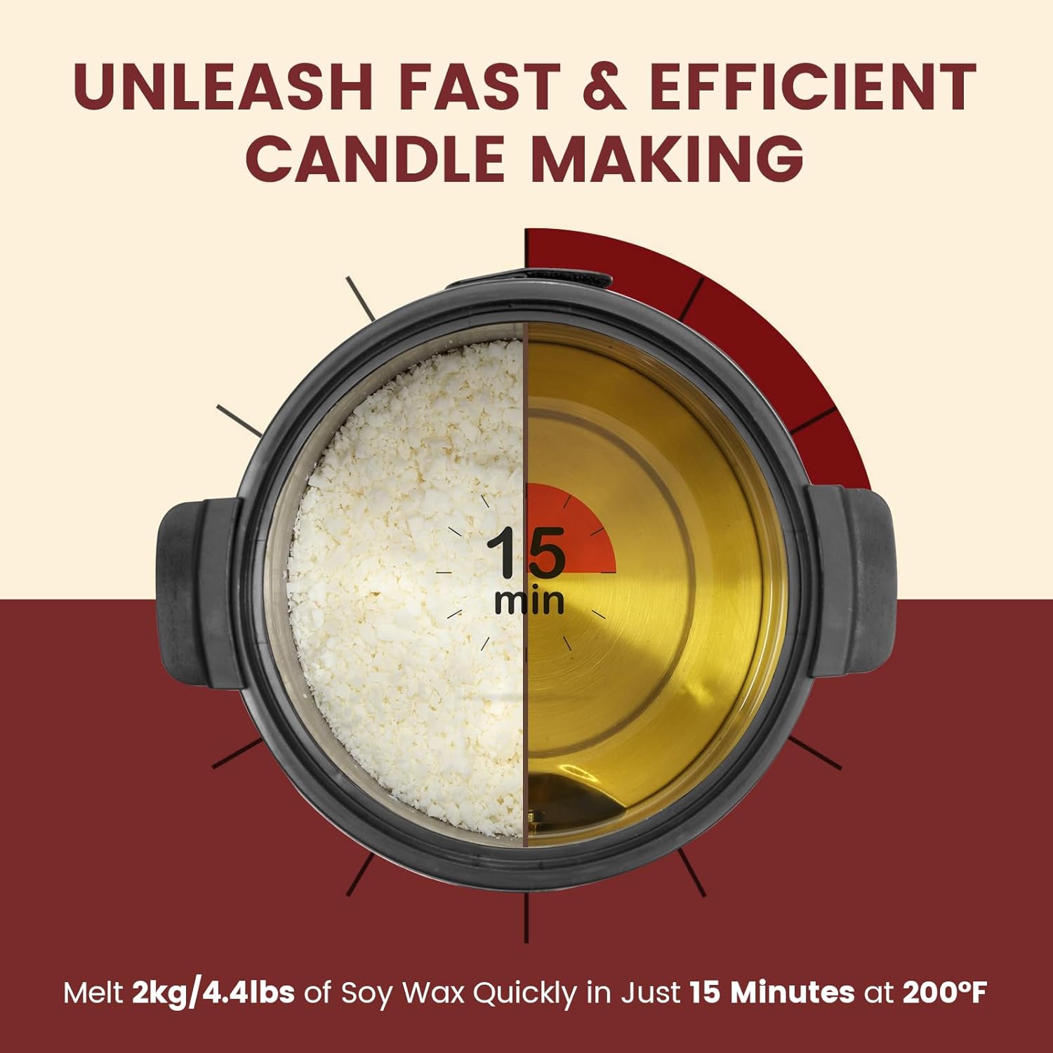 8L Wax Melter for Candle Makin - Candle Making Wax avis et prix