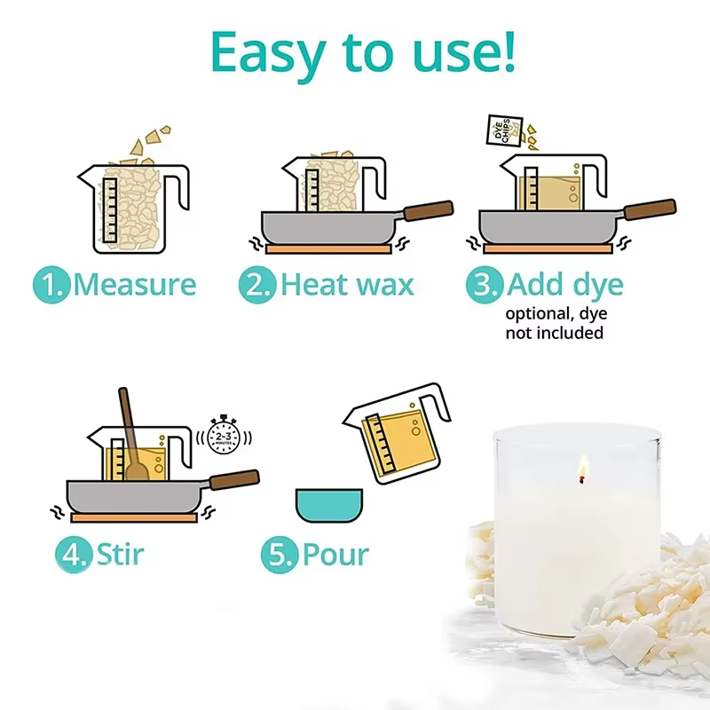 1kg/500/250/100g Pure Soy Wax  - Candle Making At Home avis et prix