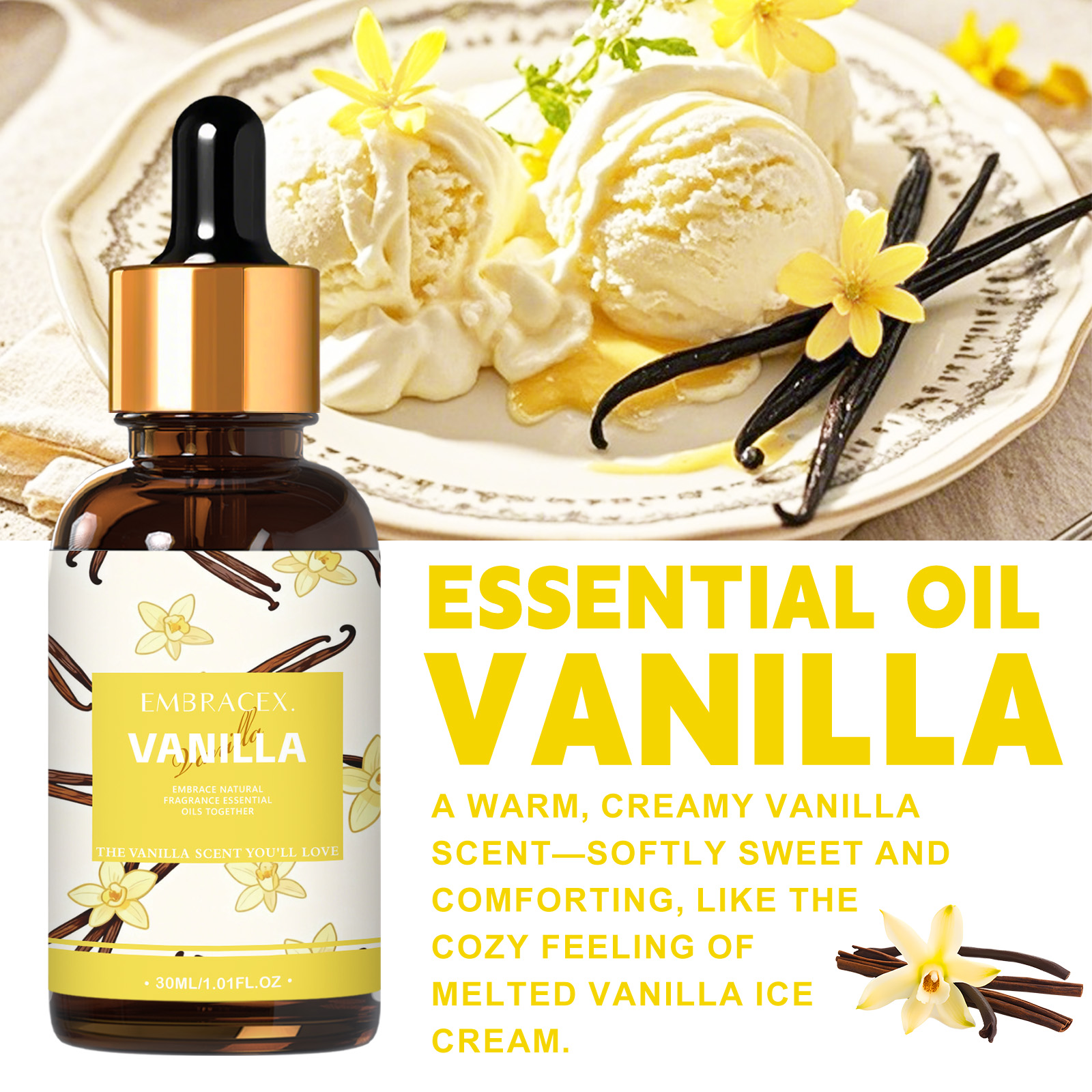 30ml Vanilla Essential Oil Per - Candle Making Oil Scents avis et prix