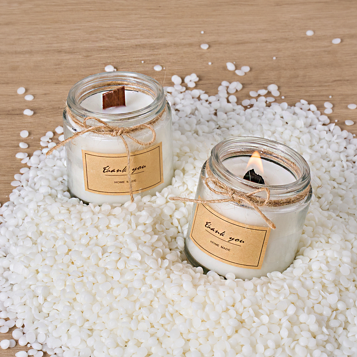 500g/1000g Natural Soy Wax DIY - Candle Making Wicks avis et prix