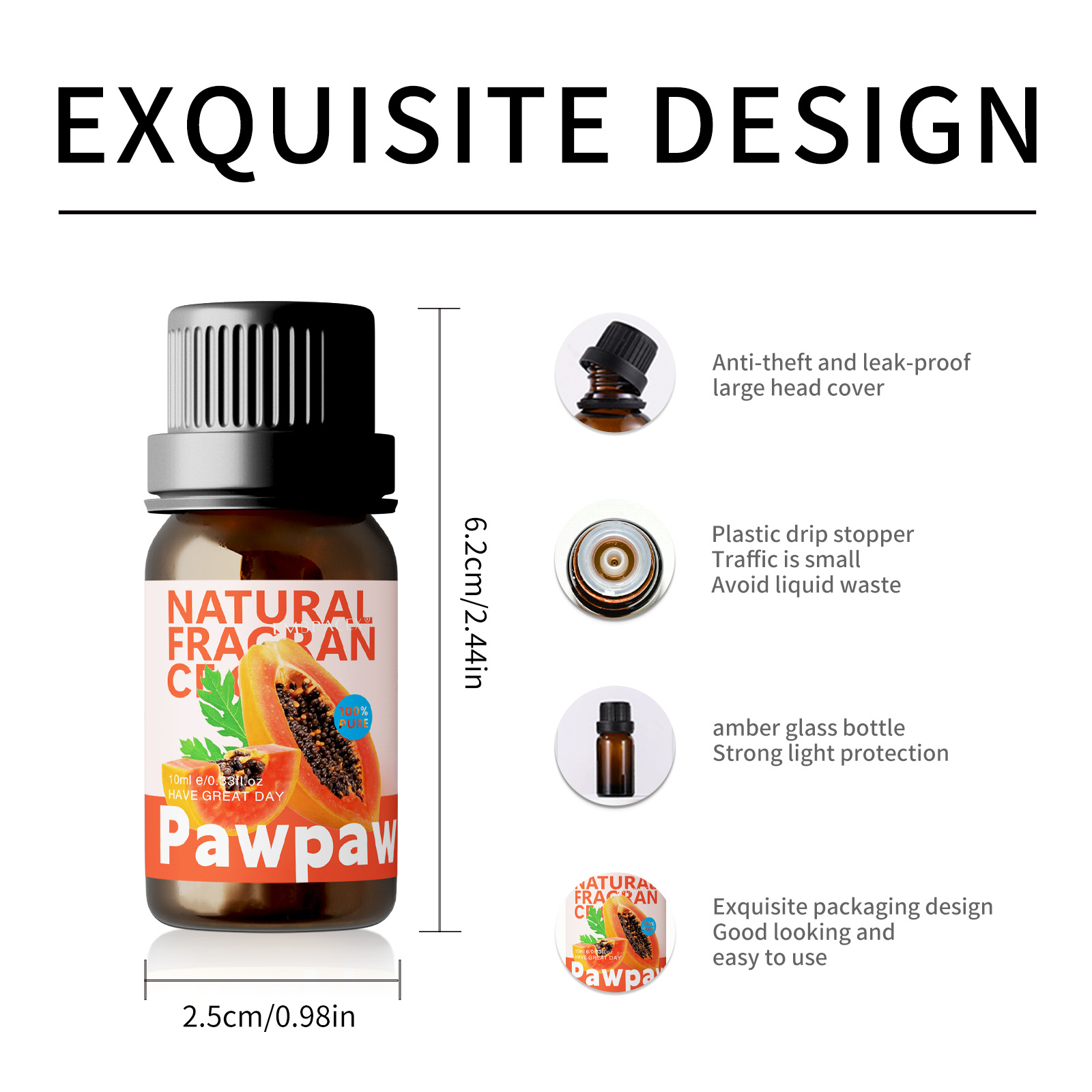 10ml Pawpaw Essential Oil Frui - Candle Making Oil Scents avis et prix