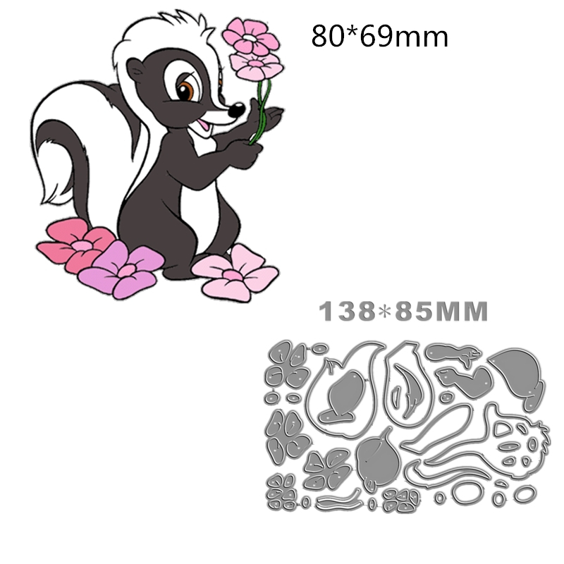 New Cartoon Skunk Girls Metal  - Candle Making For Kids avis et prix