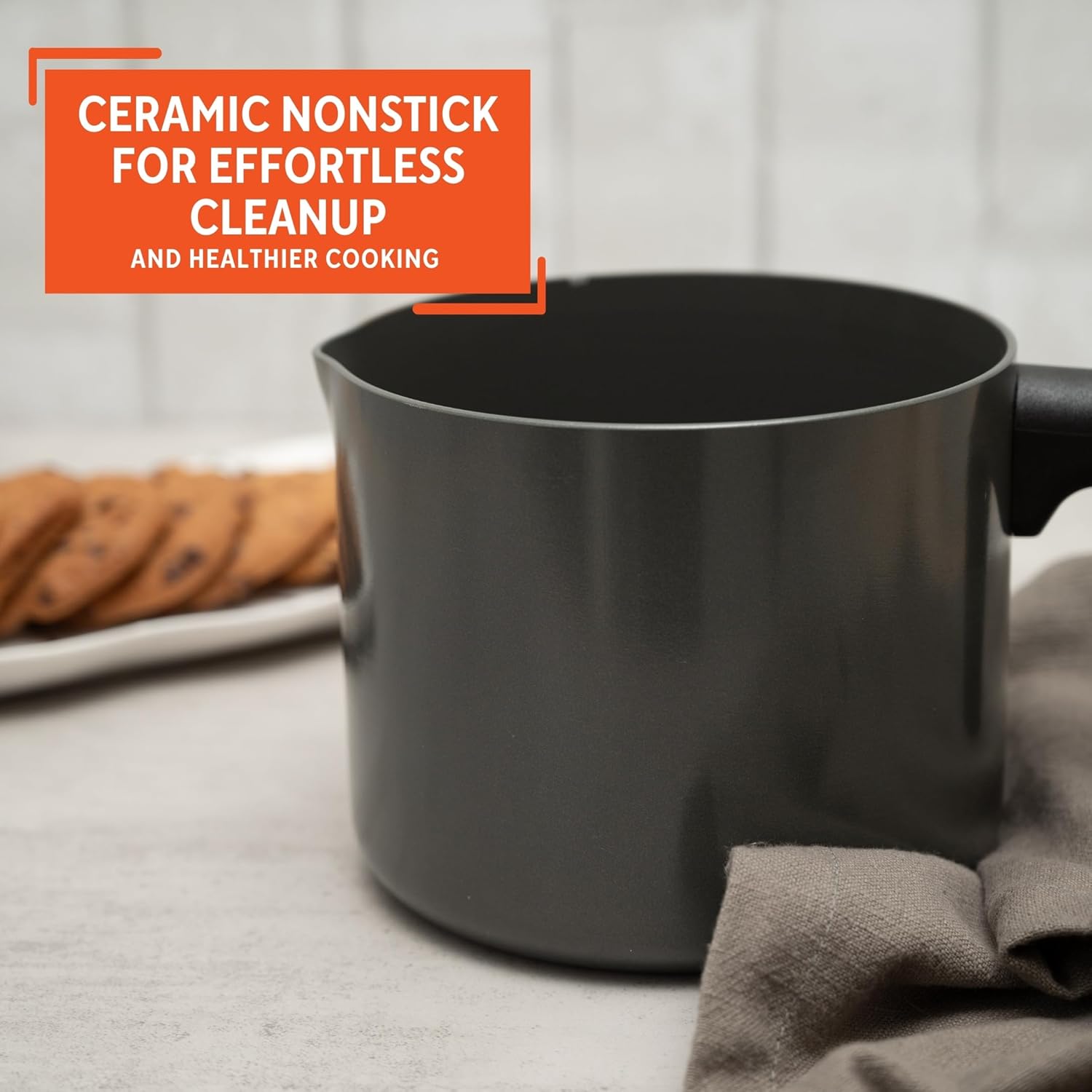 IMUSA 1.3 Qt Ceramic NonStick  - Pour Pot Aluminum avis et prix