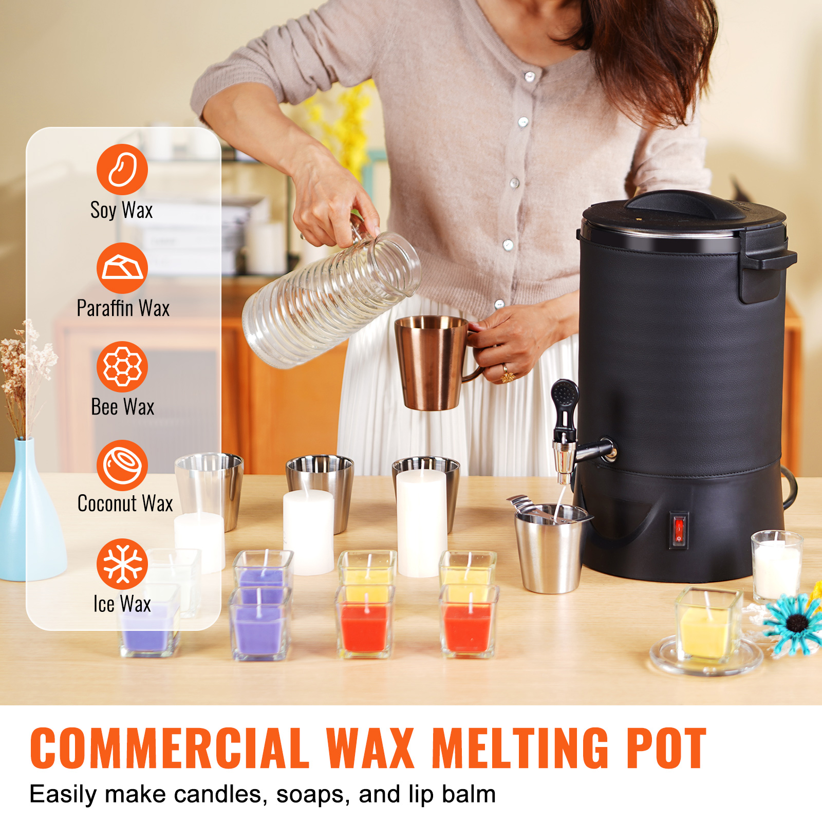 6.5L 10L Wax Melter for Candle - Pour Pot Aluminum avis et prix