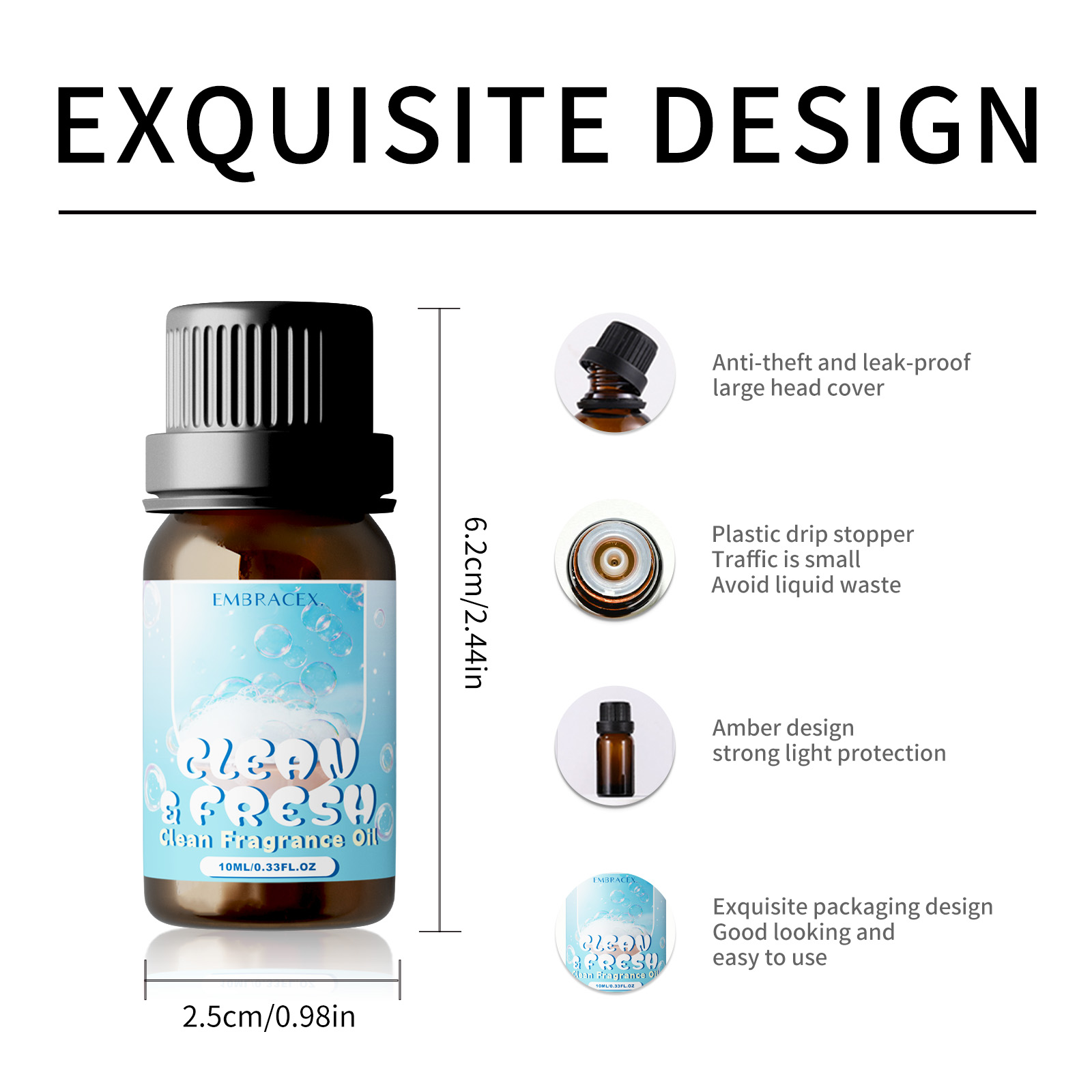 10ml Clean Fresh Essential Oil - Candle Making Oil Scents avis et prix