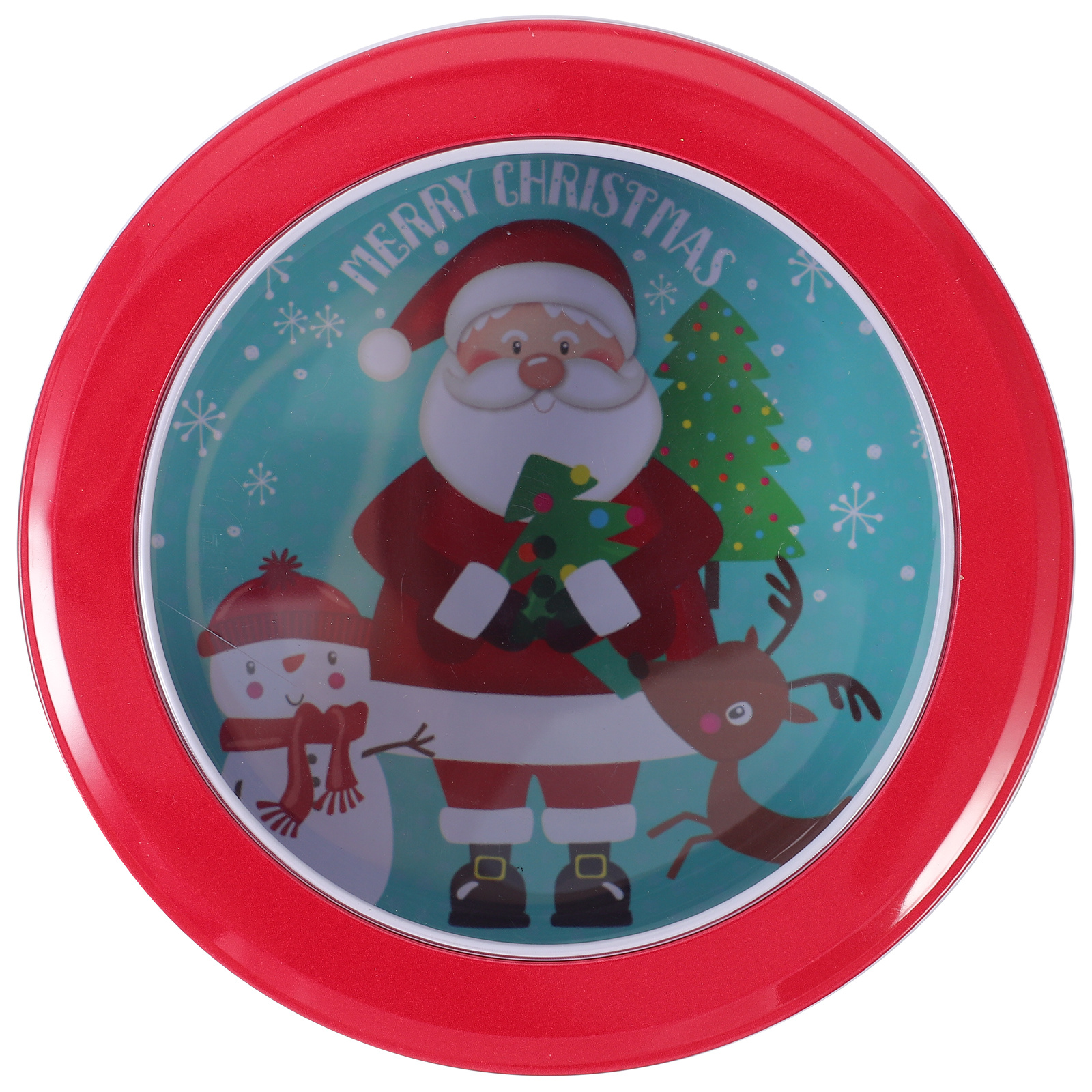 Christmas Candy Box Heavy Duty - Tin Container Lid avis et prix