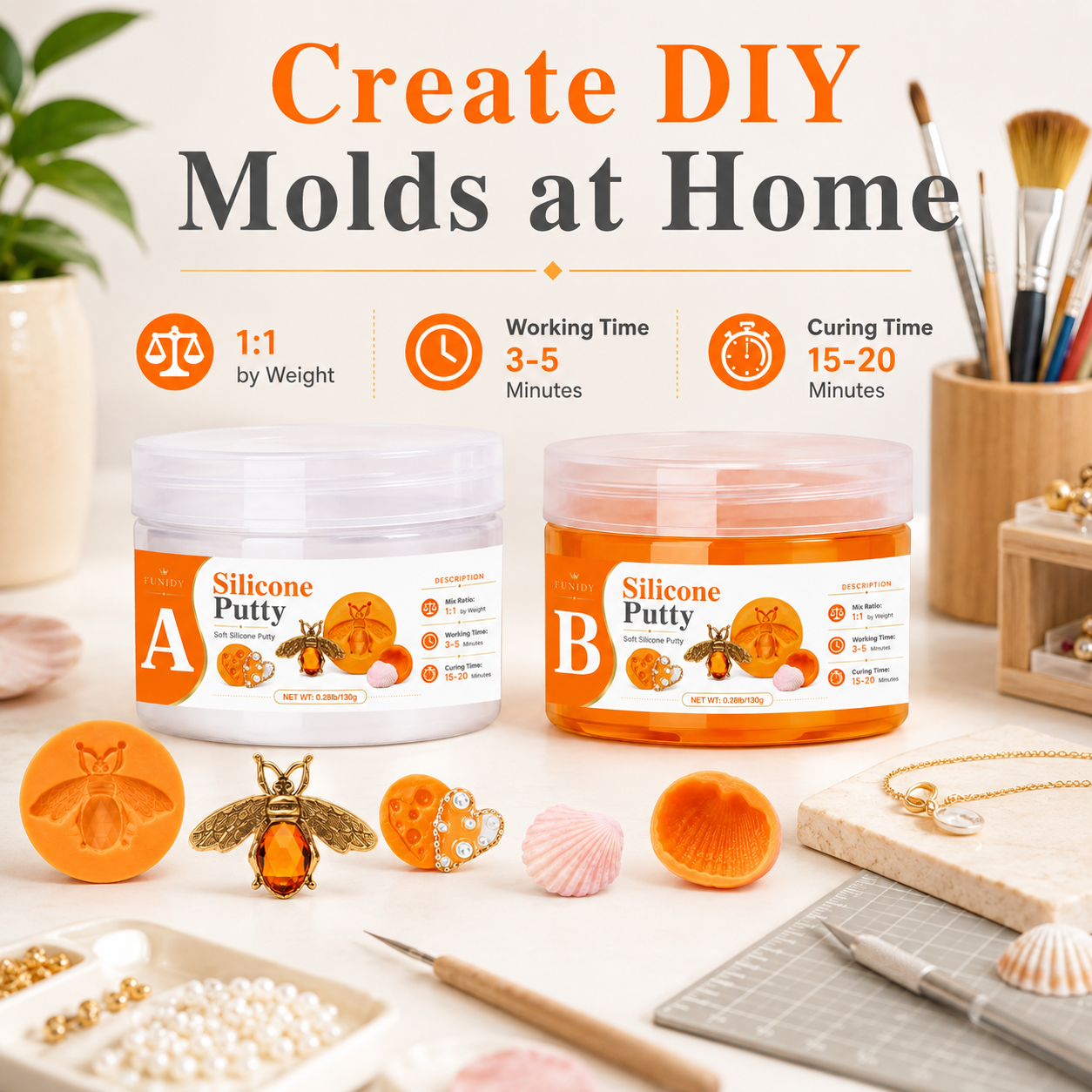 SILICONE PUTTY Making Kit, Fas - Candle Making At Home avis et prix