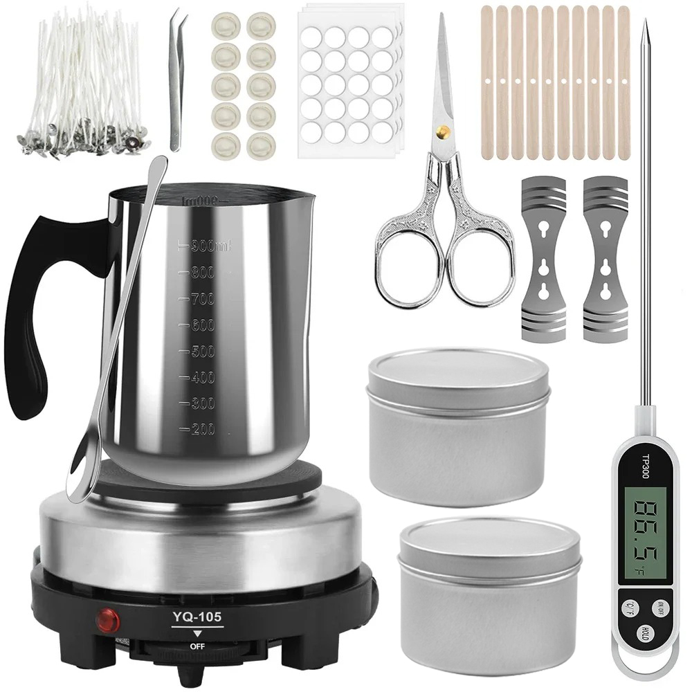 Candle Pouring Pot with Electr - Candle Making At Home avis et prix