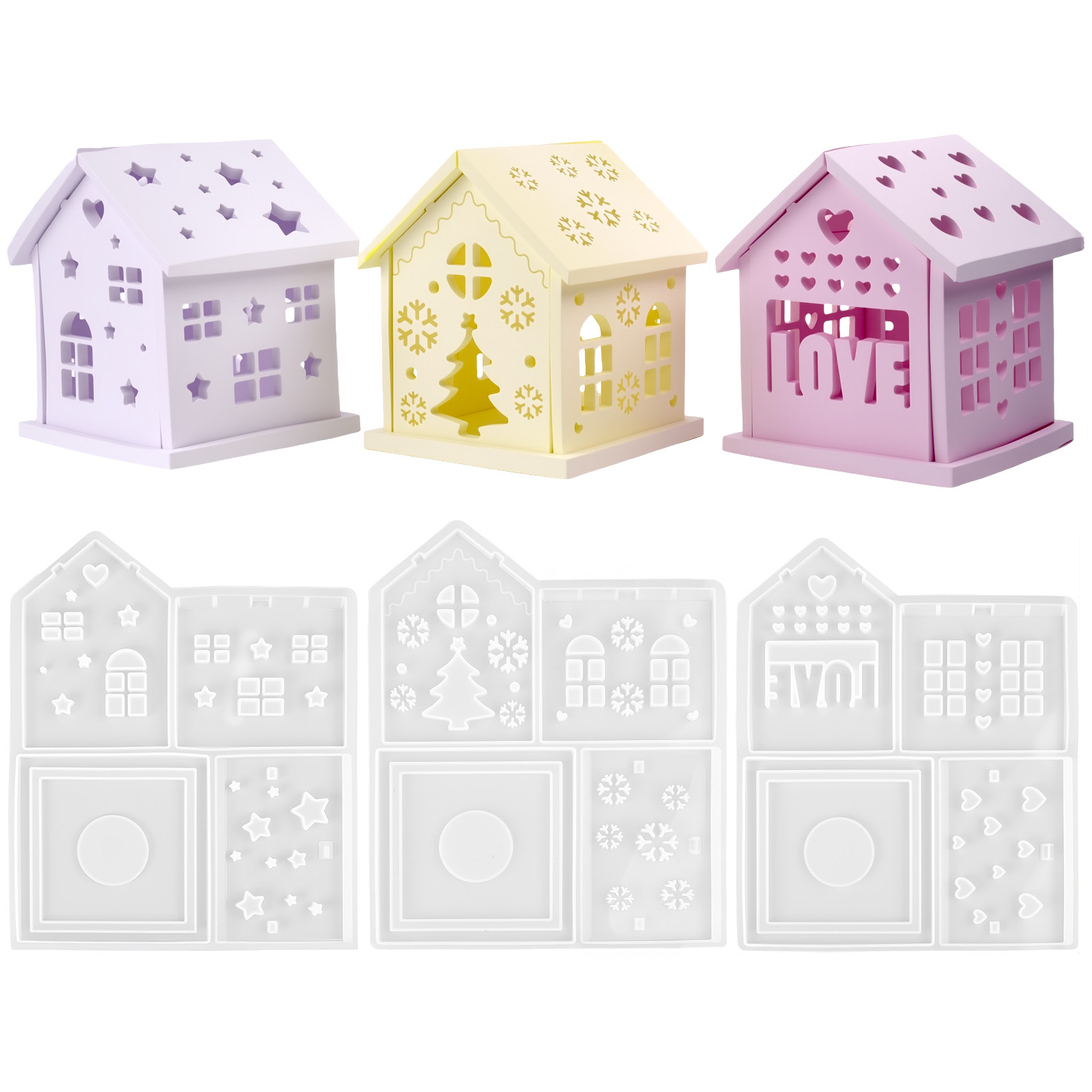 3D House Silicone Mold DIY Chr - Candle Making Ideas avis et prix