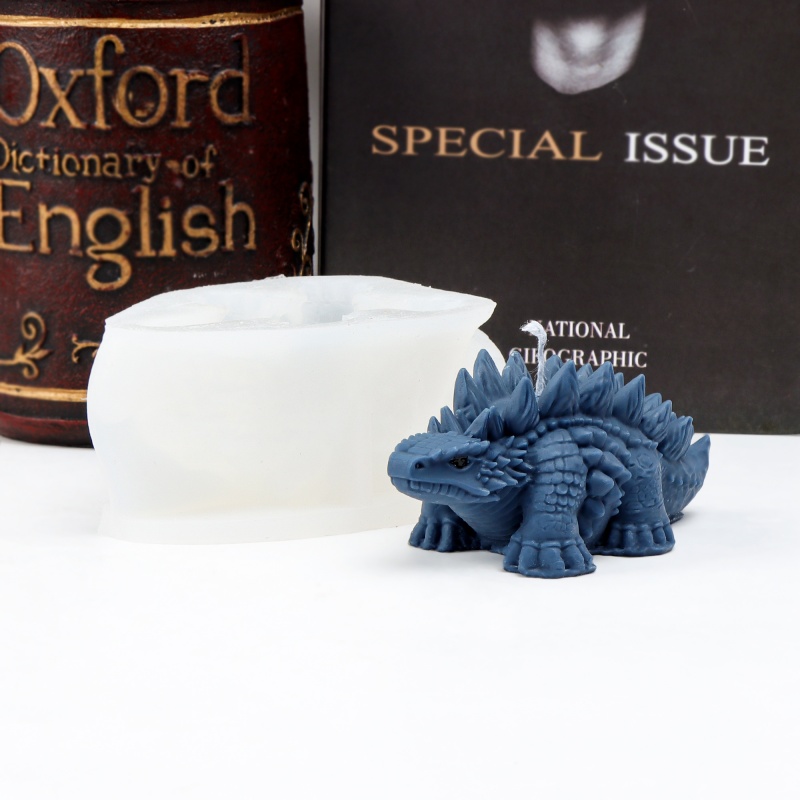 3D Spiked Dinosaur Silicone Ca - Candle Making For Kids avis et prix