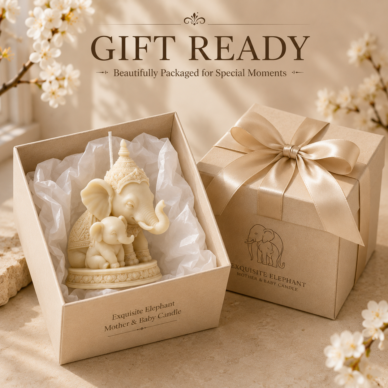 Thai Mother and Child Elephant - Candle Making For Kids avis et prix