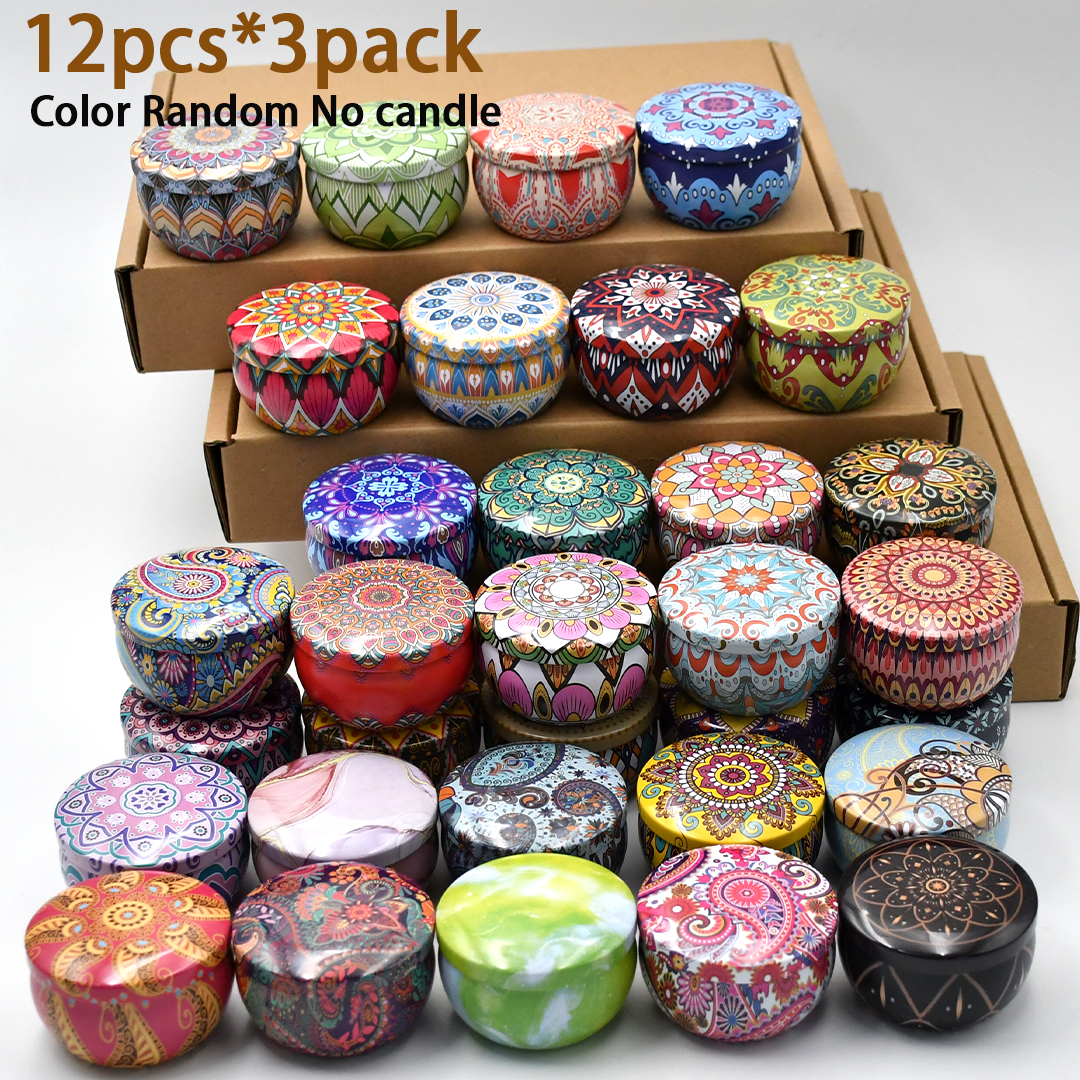 36pcs Metal Candle Jars with L - Tin Container Lid avis et prix