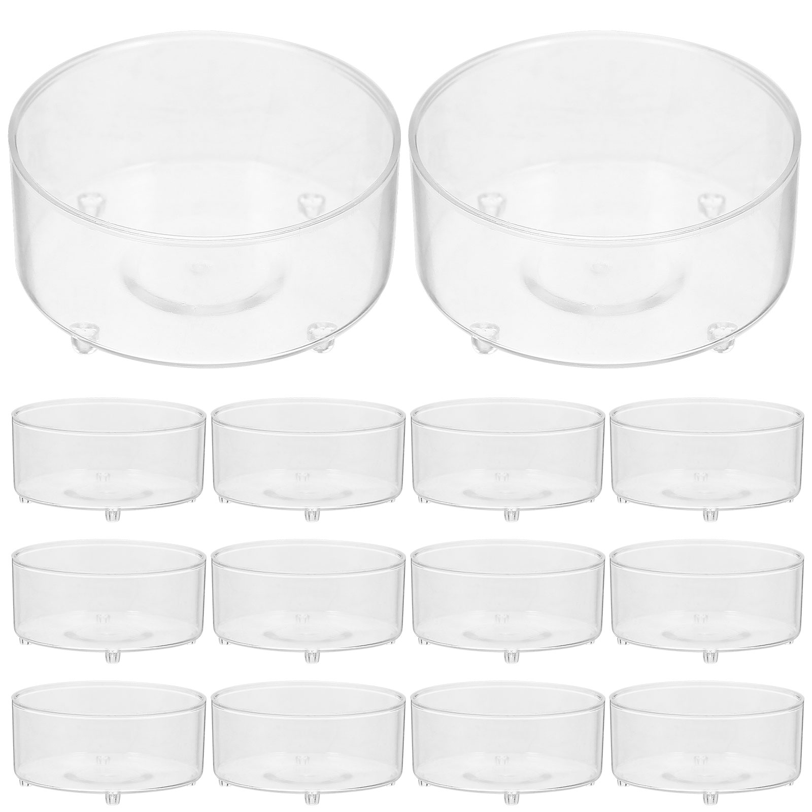 100pcs Plastic Holder Clear Cu - Candle Making Jars Wholesale avis et prix