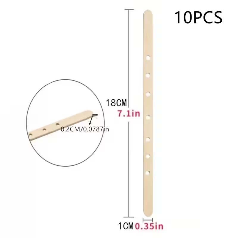10/20/50pcs Wooden Candle Wick - Candle Making Wicks avis et prix
