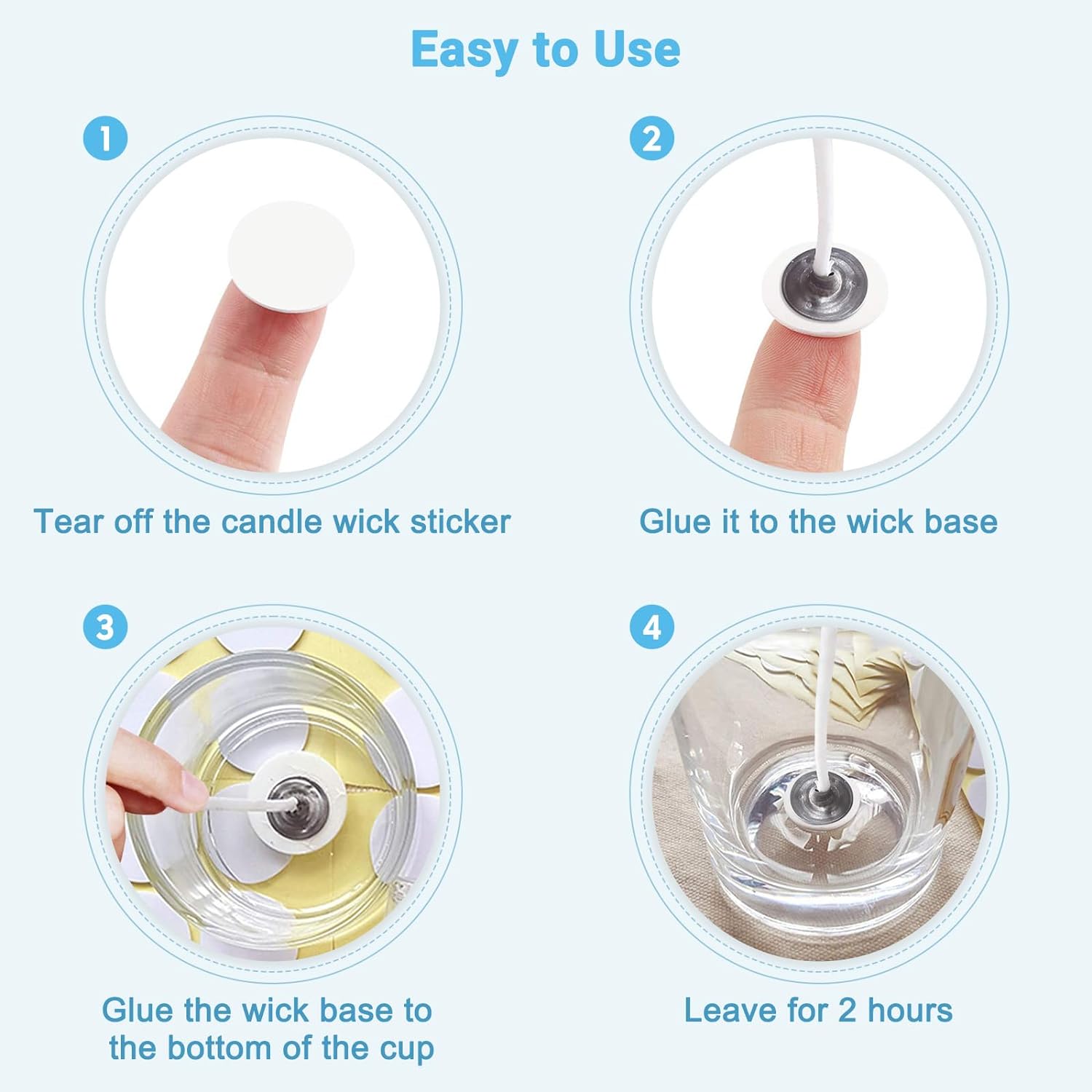 400PCS/100PCS Candle Wick Stic - Candle Making At Home avis et prix