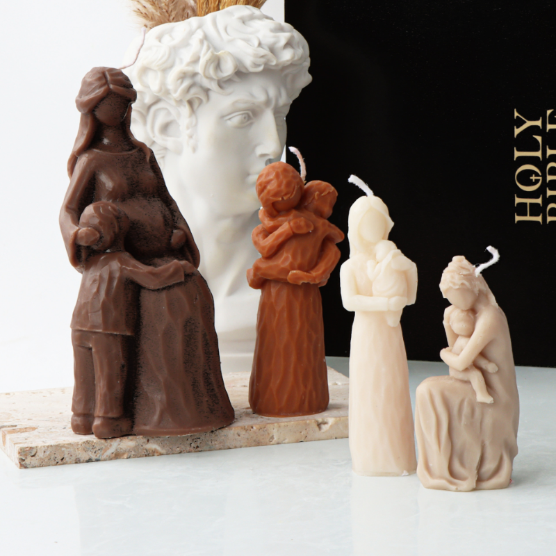 Mommy Holding Baby Silicone Ca - Candle Making For Kids avis et prix