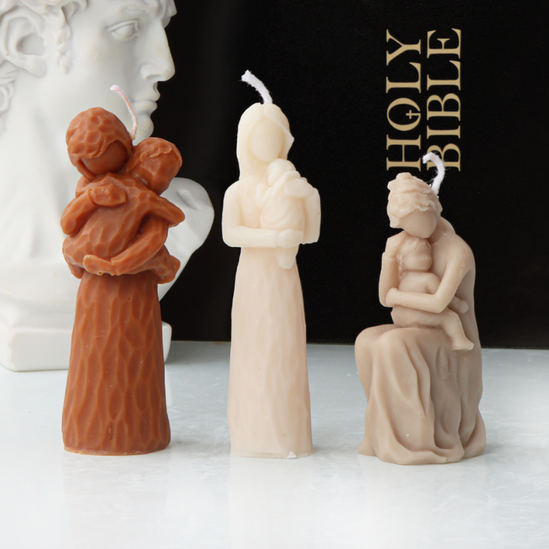 Mommy Holding Baby Silicone Ca - Candle Making For Kids avis et prix