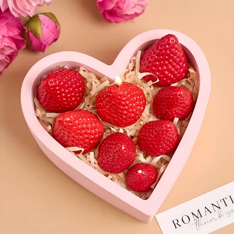 Strawberry Silicone Candle Mol - Candle Making Ideas avis et prix