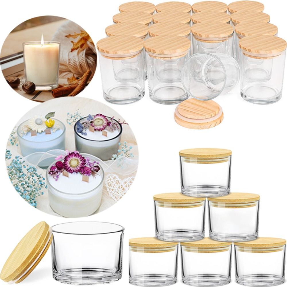 Clear Glass Candle Jars Small  - Candle Making Jars Wholesale avis et prix