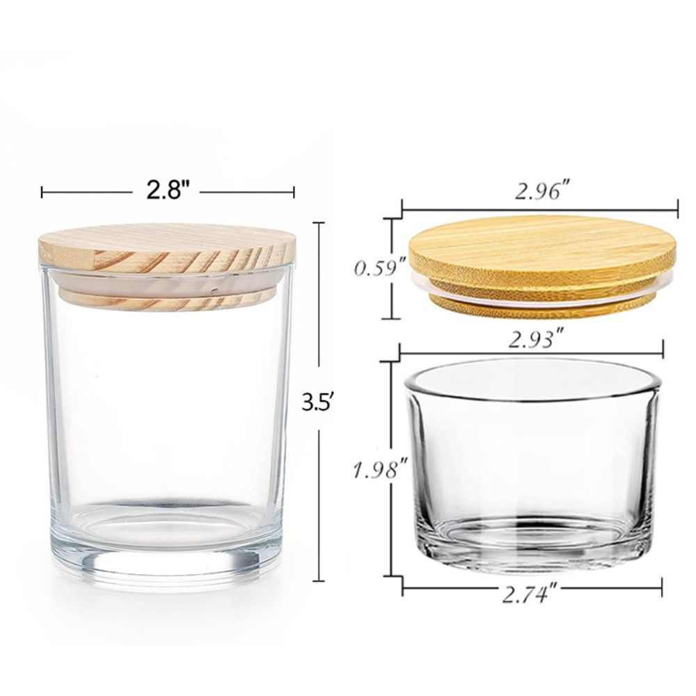 Clear Glass Candle Jars Small  - Candle Making Jars Wholesale avis et prix