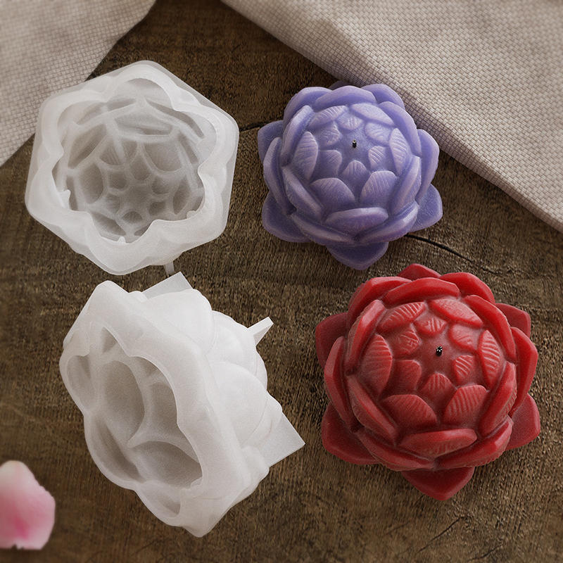 Lotus Flower Shape Candle Sili - Candle Making Wax avis et prix