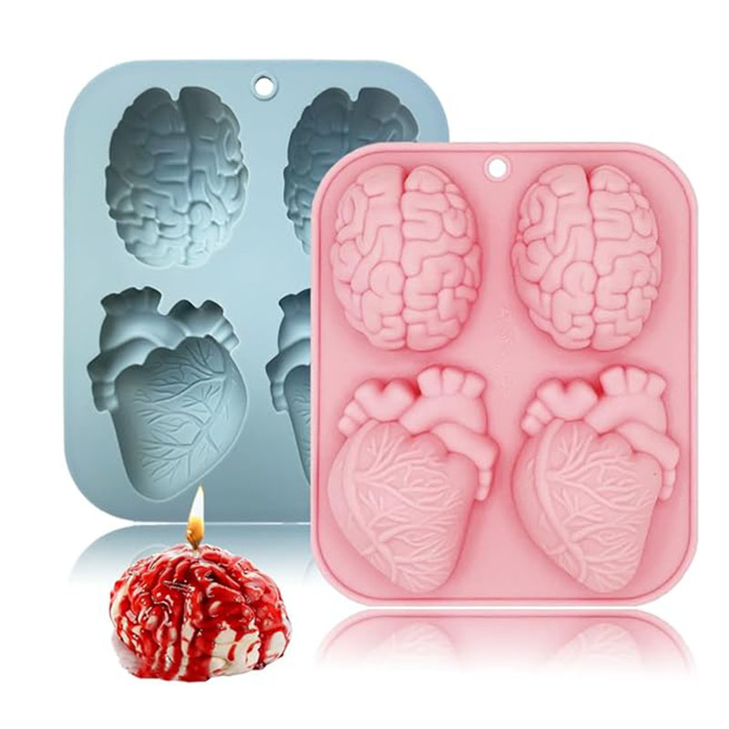 Human Brain And Heart Silicone - Candle Making Jelly avis et prix
