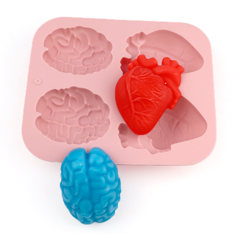 Human Brain And Heart Silicone - Candle Making Jelly avis et prix